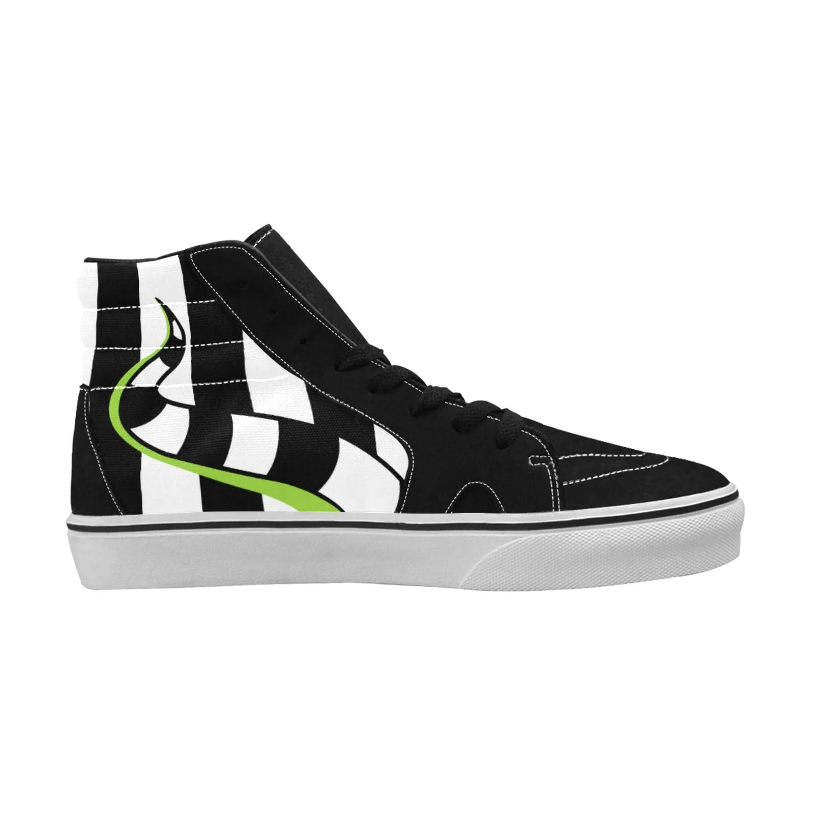 Beetlejuice & Sandworm High Top Sk8 Sneakers (Men Sizes)