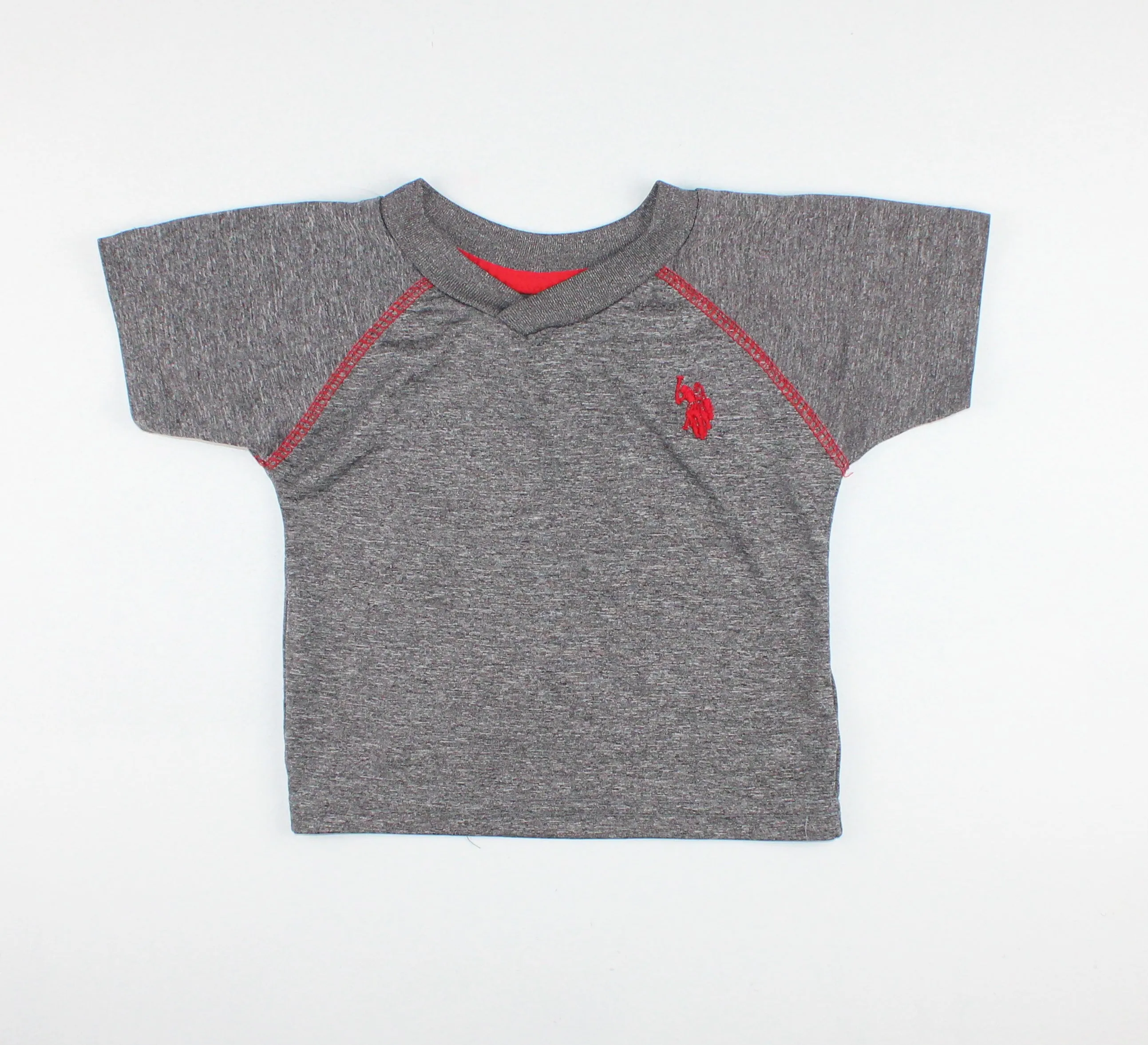 GREY ATHLETIC SHIRT APPROX. 3-6M PRE-LOVED