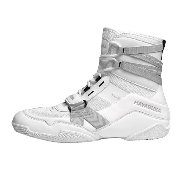 Hayabusa Strike Boxing Shoes White