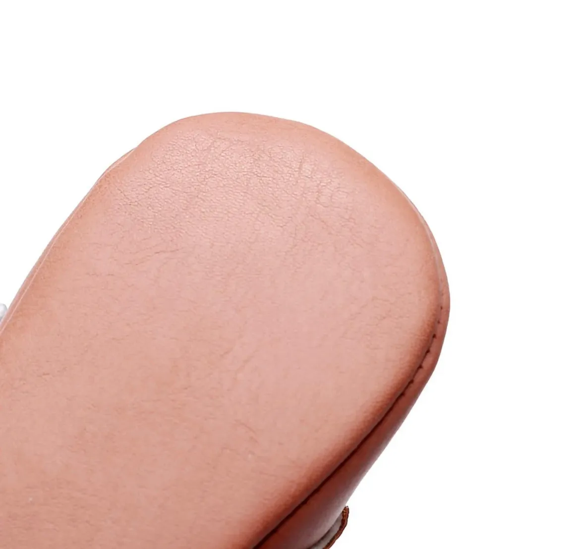 Leather look baby boots - Pink