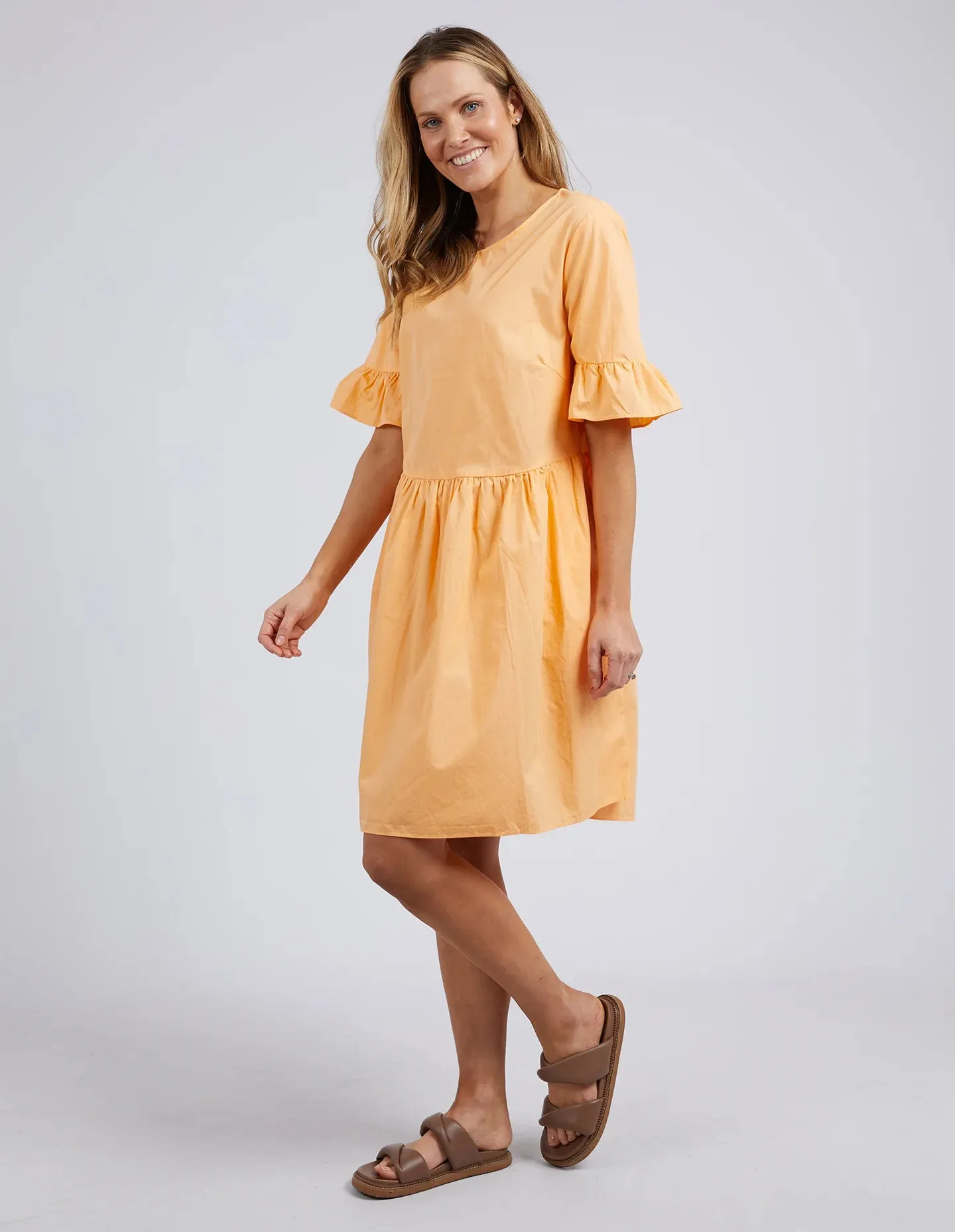 Lotus Dress - Papaya