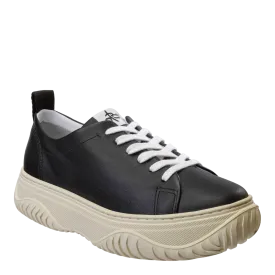 PANGEA in BLACK Court Sneakers