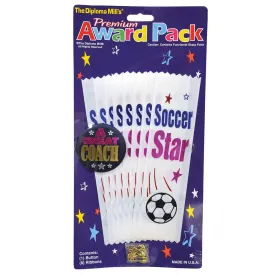 Soccer Award Party Pack (9 per Package)