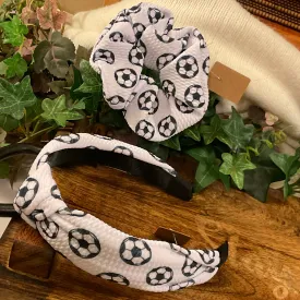 Soccer Headband or Scrunchie