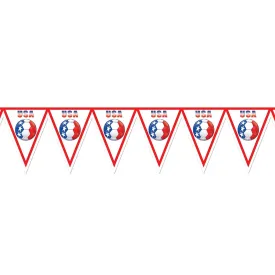 Soccer Party Pennant Banner - United States