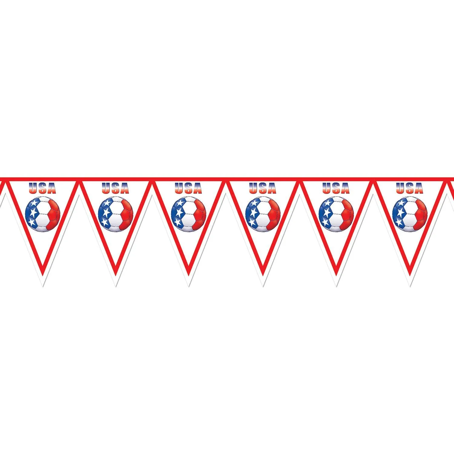 Soccer Party Pennant Banner - United States
