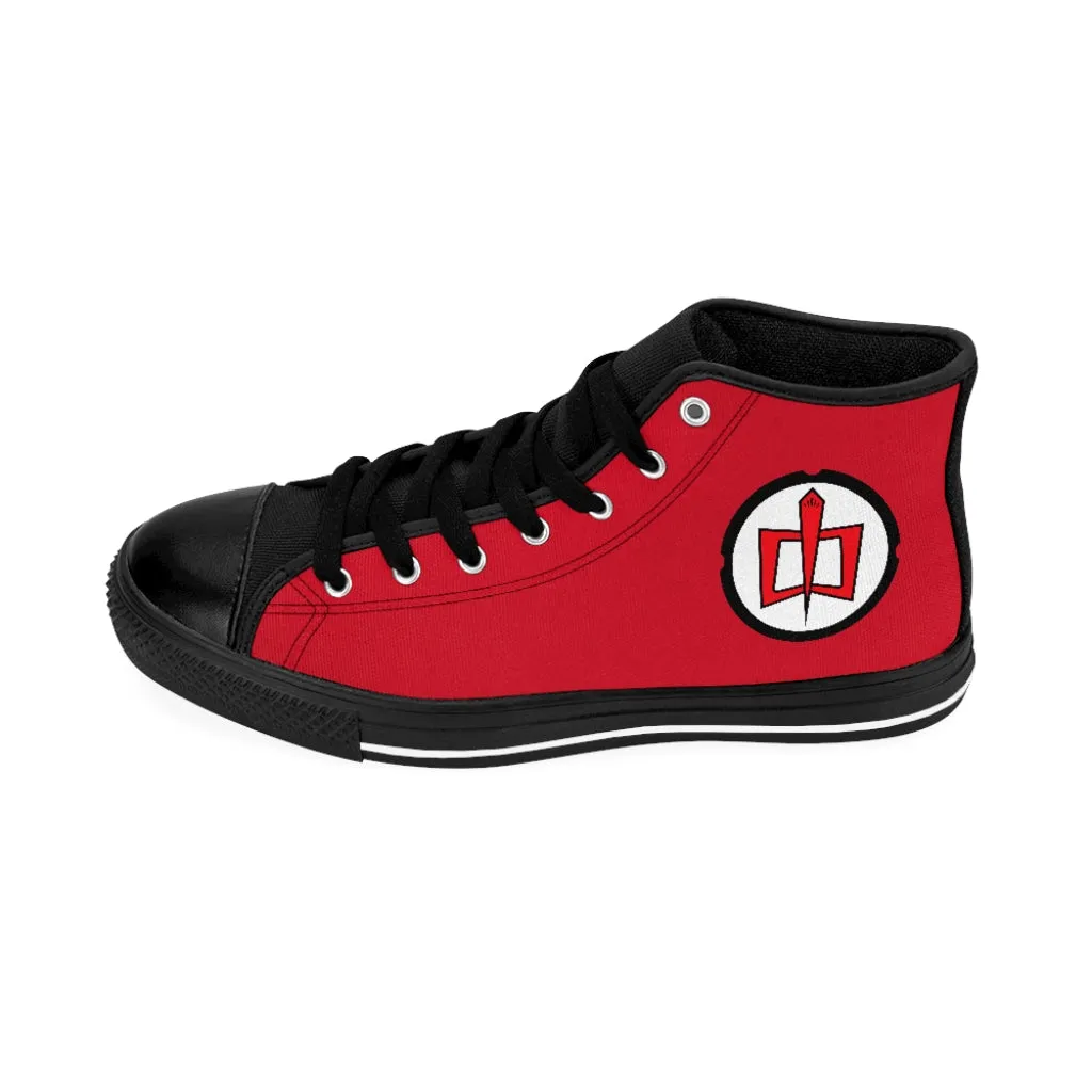 The Greatest American Hero Shoes | Retro Geek Hipster High Top Canvas Sneakers