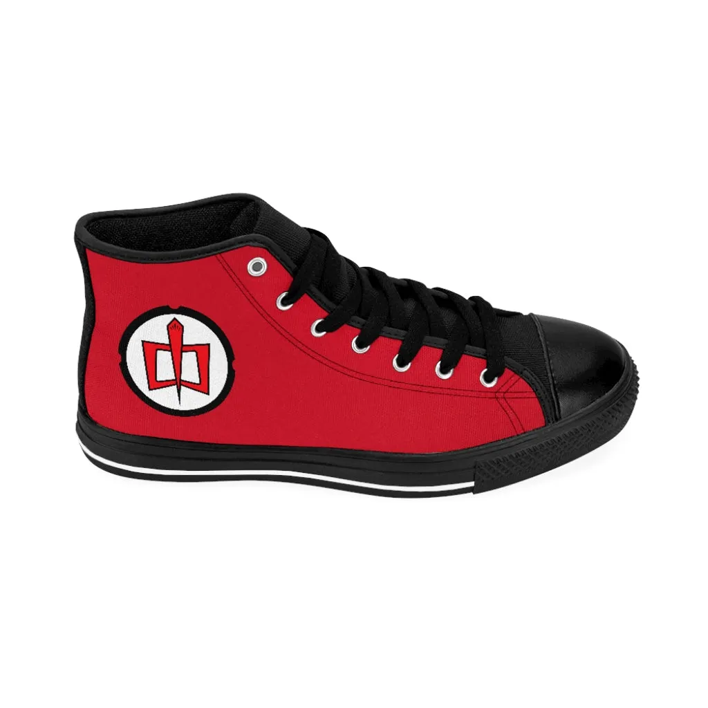 The Greatest American Hero Shoes | Retro Geek Hipster High Top Canvas Sneakers