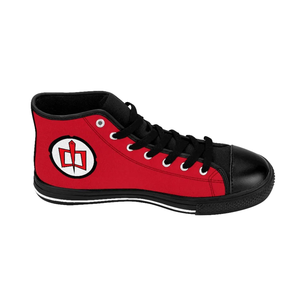 The Greatest American Hero Shoes | Retro Geek Hipster High Top Canvas Sneakers