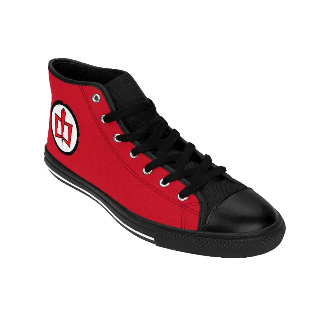 The Greatest American Hero Shoes | Retro Geek Hipster High Top Canvas Sneakers