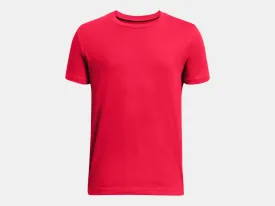 Under Armour Boys Red/White Athletic SS Tshirt